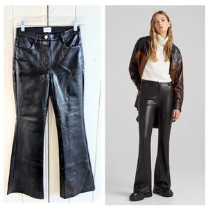 Wilfred Faux Leather Bootcut Pants NWOT